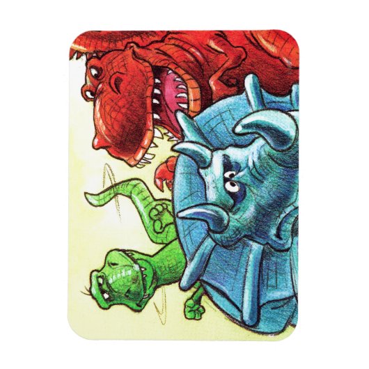 Dinosaur Friends Magnet (Vertikal)