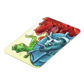 Dinosaur Friends Magnet (Linke Seite)