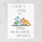 DINOSAUR FRIENDS Postcard von Nicole Janes Postkarte