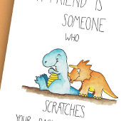 DINOSAUR FRIENDS Postcard von Nicole Janes Postkarte