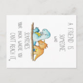 DINOSAUR FRIENDS Postcard von Nicole Janes Postkarte (Vorderseite)