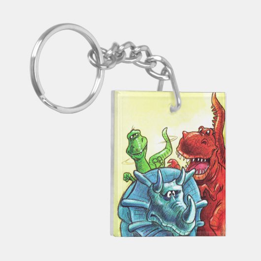 Dinosaur Friends Schlüsselanhänger (Vorderseite links)