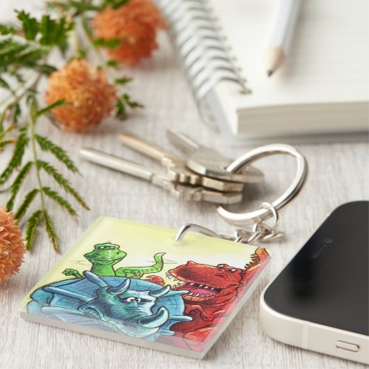 Dinosaur Friends Schlüsselanhänger (Vorderseite rechts)
