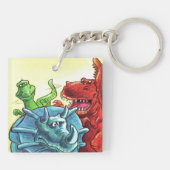 Dinosaur Friends Schlüsselanhänger (Rückseite)