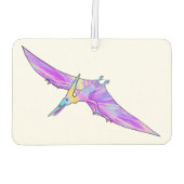 Dinosaur Funky Pink Jazzy Pterodactyl für Mädchen Autolufterfrischer (Rückseite)