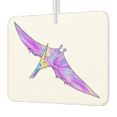 Dinosaur Funky Pink Jazzy Pterodactyl für Mädchen Autolufterfrischer (Links)