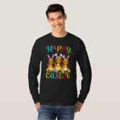 Dinosaur Funny Easter Egg Bunny Dinosaur Happy Ea T-Shirt (Vorne ganz)