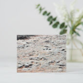 Dinosaur-Fußspuren Postkarte (Stehend Vorderseite)
