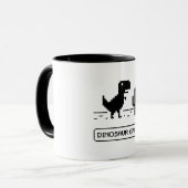 Dinosaur Game. Tasse (Vorderseite Links)