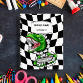 Dinosaur Gamer Holding Video Games Controller Notizblock