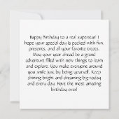 Dinosaur Geburtstag Personalisierte Benutzerdefini (Rückseite)