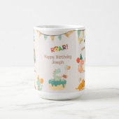 Dinosaur Geburtstag Tasse Geschenk - Individuelle  (Mittel)