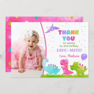 Dinosaur Geburtstag Vielen Dank für Ihre Karten fü