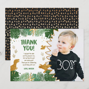 Dinosaur Geburtstag Vielen Dank Ihr Card Party Boy Einladung