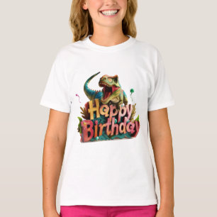 Dinosaur Geburtstags-T-Shirt – Lustiges Dino-Motiv T-Shirt