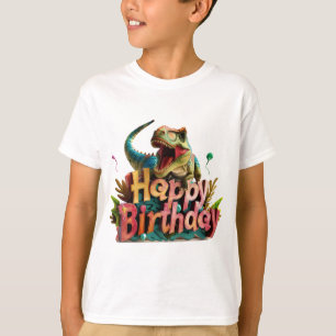 Dinosaur Geburtstags-T-Shirt – Lustiges Dino-Motiv T-Shirt