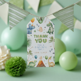 Dinosaur Geburtstagsfeier Danke Favor Geschenk Tag Geschenkanhänger