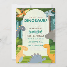 Dinosaur Geburtstagsfeier