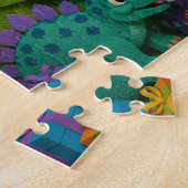 Dinosaur Geburtstagsfeier Puzzle (Seite)