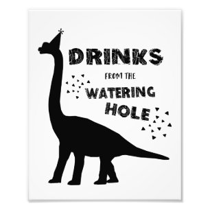 Dinosaur Geburtstagsfeier Schild