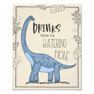 Dinosaur Geburtstagsfeier Schild