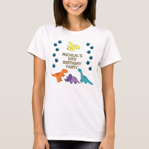 Dinosaur Geburtstagsfeier  T-Shirt