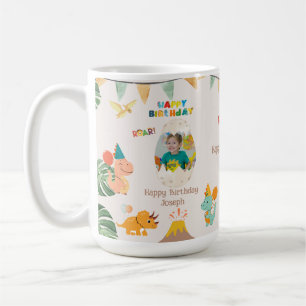 Dinosaur Geburtstagsgeschenk Tasse - Kundenspezifi