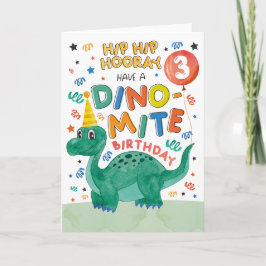 Dinosaur Geburtstagskarte | Printable Dinosaurier Einladung