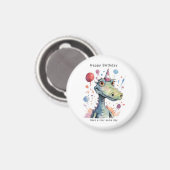 Dinosaur Geburtstagsmagnet, toller Geburtstag Magnet (Vorderseite/Rückseite)