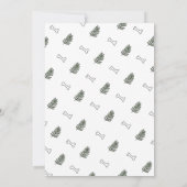 Dinosaur Geburtstagsparty Danke, Card Einladung (Rückseite)