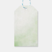 Dinosaur Geburtstagsparty Danke Tag Geschenkanhänger (Rückseite)