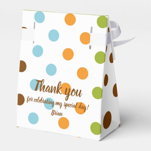 Dinosaur-Gefälligkeitsbox Geschenkschachtel (Rückseite)