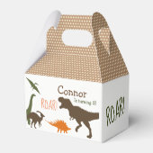 Dinosaur-Gefälligkeitsbox Geschenkschachtel (Rückseite)