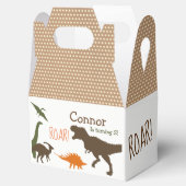 Dinosaur-Gefälligkeitsbox Geschenkschachtel (Geöffnet)