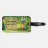 Dinosaur-Gepäckanhänger Gepäckanhänger (Rückseite horizontal)