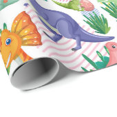 Dinosaur 🦖 geschenkpapier (Rolleneckpunkt)