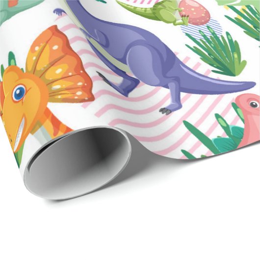 Dinosaur 🦖 geschenkpapier (Rolleneckpunkt)