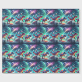 Dinosaur geschenkpapier (Flach)