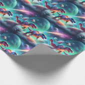 Dinosaur geschenkpapier (Ecke)