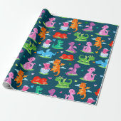 Dinosaur  geschenkpapier (Ungerollt)