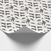 Dinosaur-Geschenkpapier Geschenkpapier (Ecke)