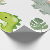 Dinosaur-Geschenkpapier Geschenkpapier (Ecke)