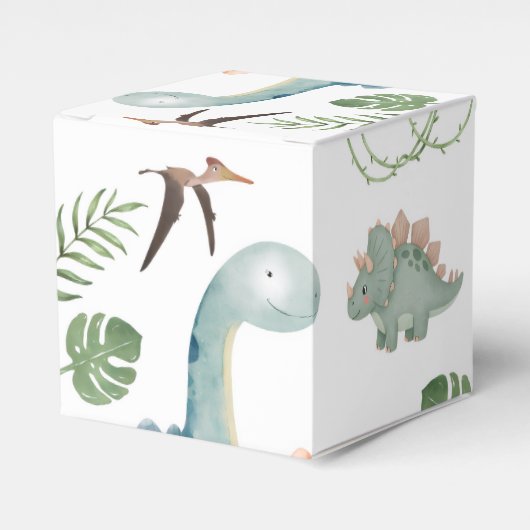 Dinosaur-Geschenkpapier Geschenkschachtel (Vorderseite)