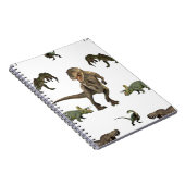 Dinosaur-Geschenkpapier Notizblock (Rechte Seite)