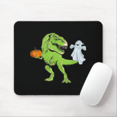 Dinosaur Ghost Lazy Halloween Kostüm Spaß TRex Pum Mousepad (Mit Mouse)