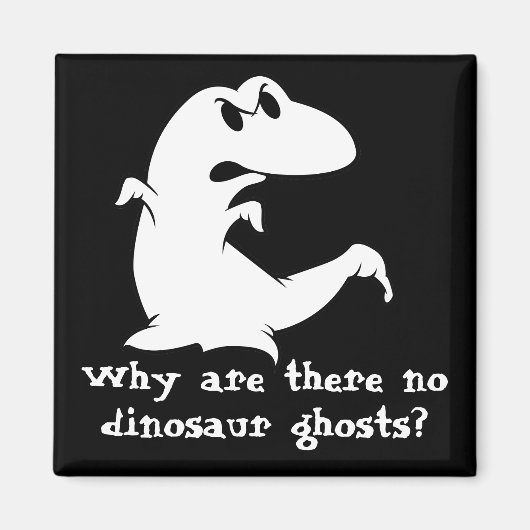Dinosaur Ghost Magnet (Vorne)