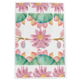 Dinosaur Gift Bag for Girls Mittlere Geschenktüte