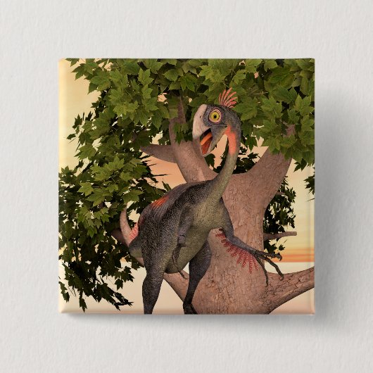 Dinosaur Gigantoraptor Button (Vorderseite)