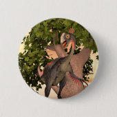Dinosaur Gigantoraptor Button (Vorderseite)