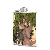 Dinosaur Gigantoraptor Flachmann (Links)